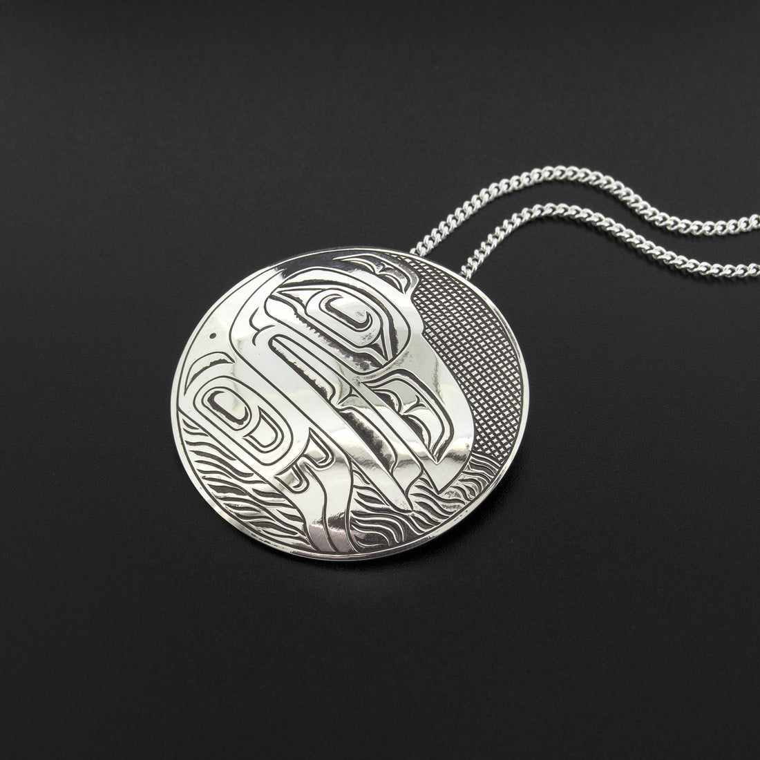 Raven - Silver Pendant