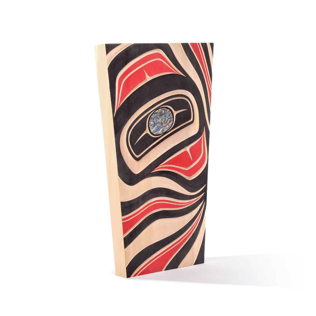 Abstract - Red Cedar Panel with Abalone
