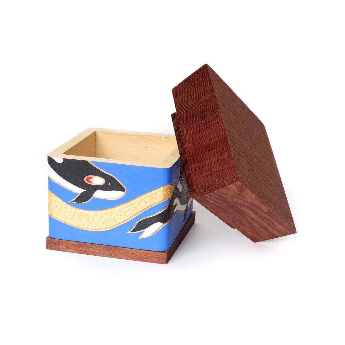 Killerwhales - Cedar Bentwood Box – Lattimer Gallery