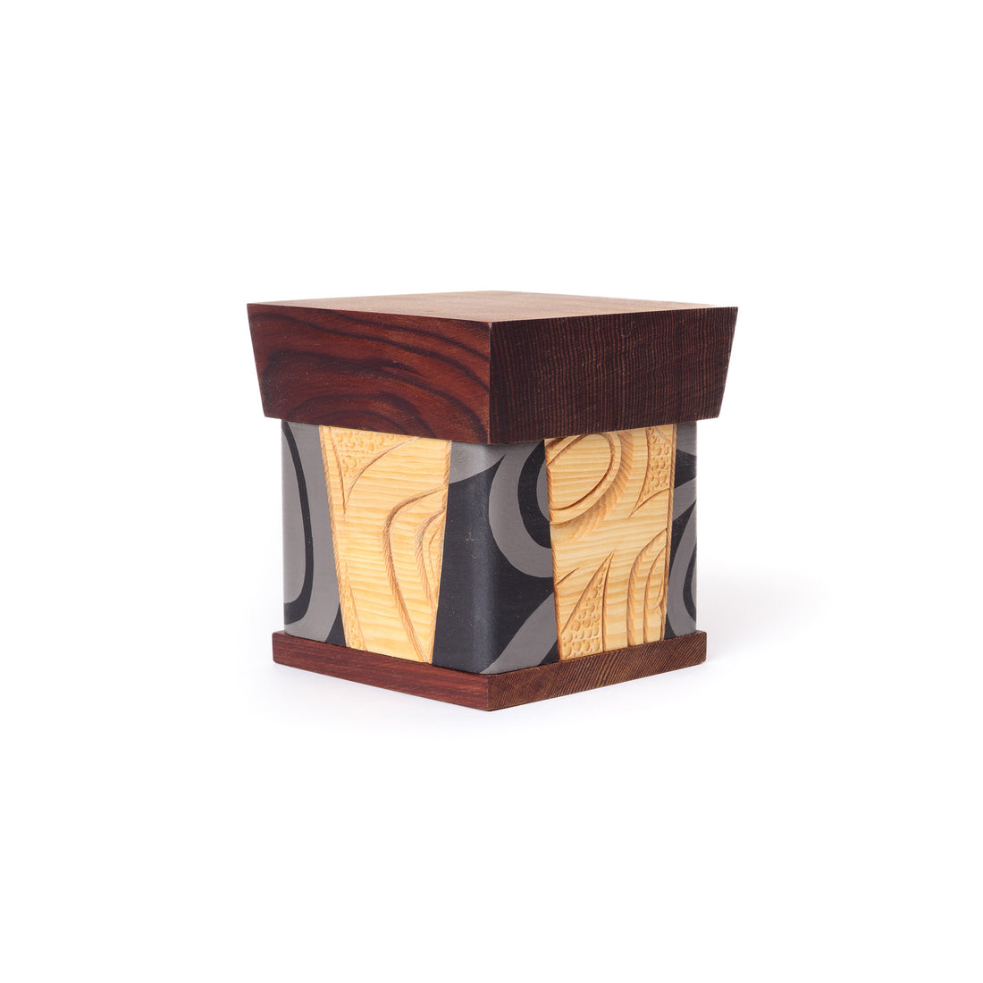 Wolf - Cedar Bentwood Box