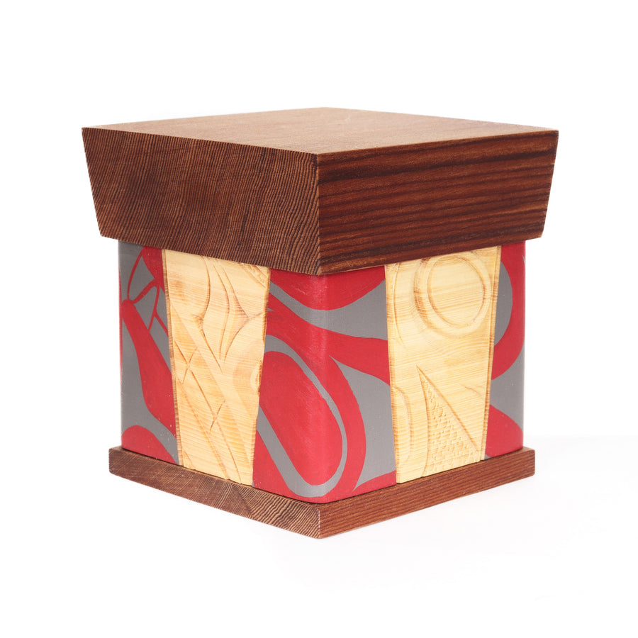 Wolf - Cedar Bentwood Box