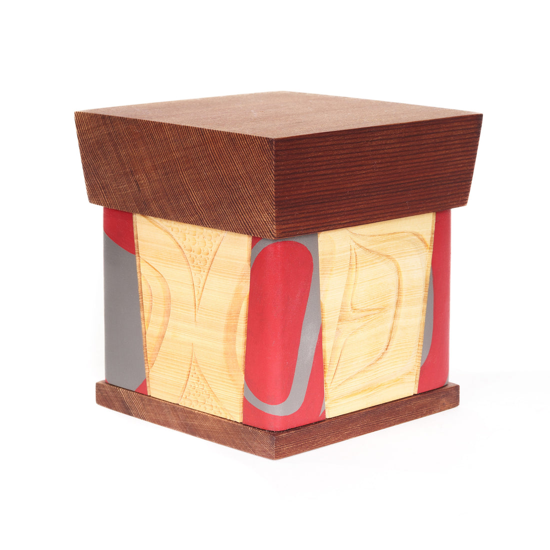 Wolf - Cedar Bentwood Box