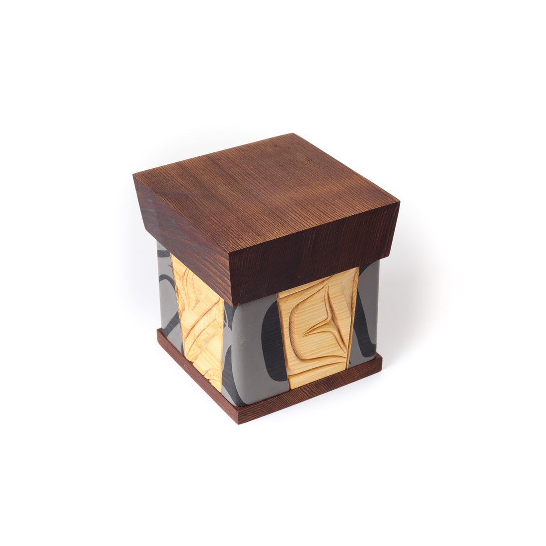 Wolf - Cedar Bentwood Box