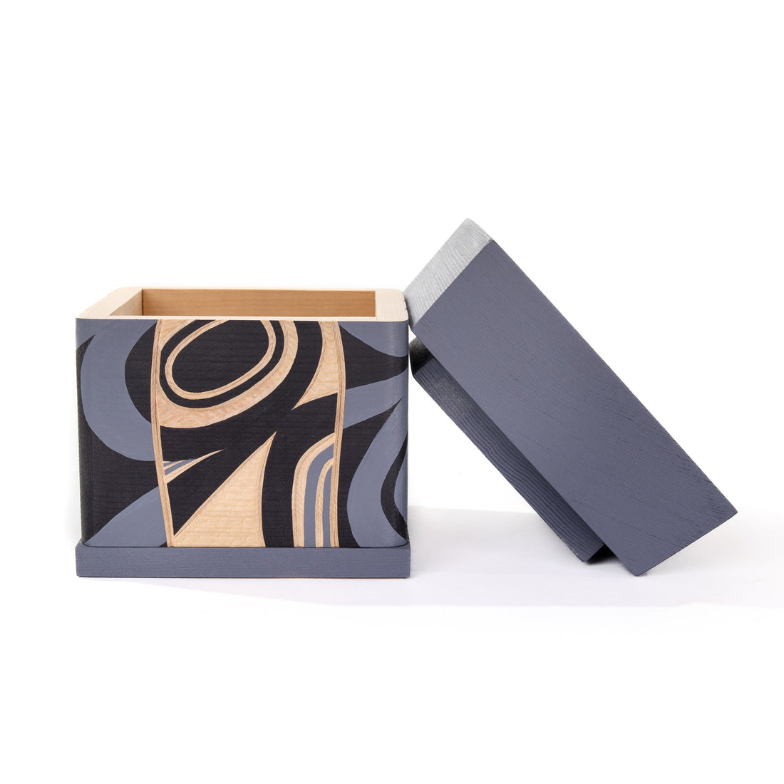 Wolf - Cedar Bentwood Box