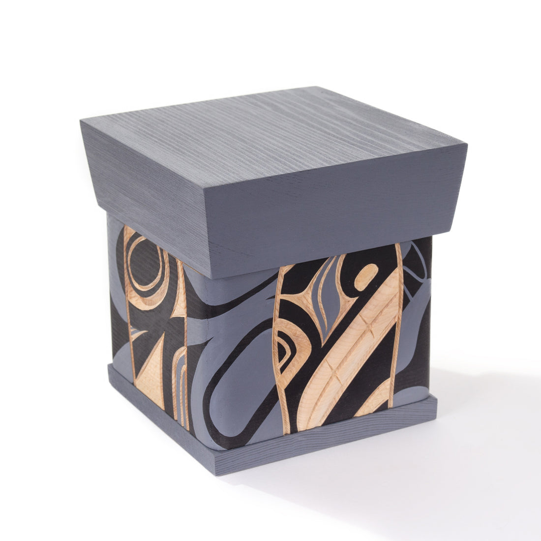 Wolf - Cedar Bentwood Box