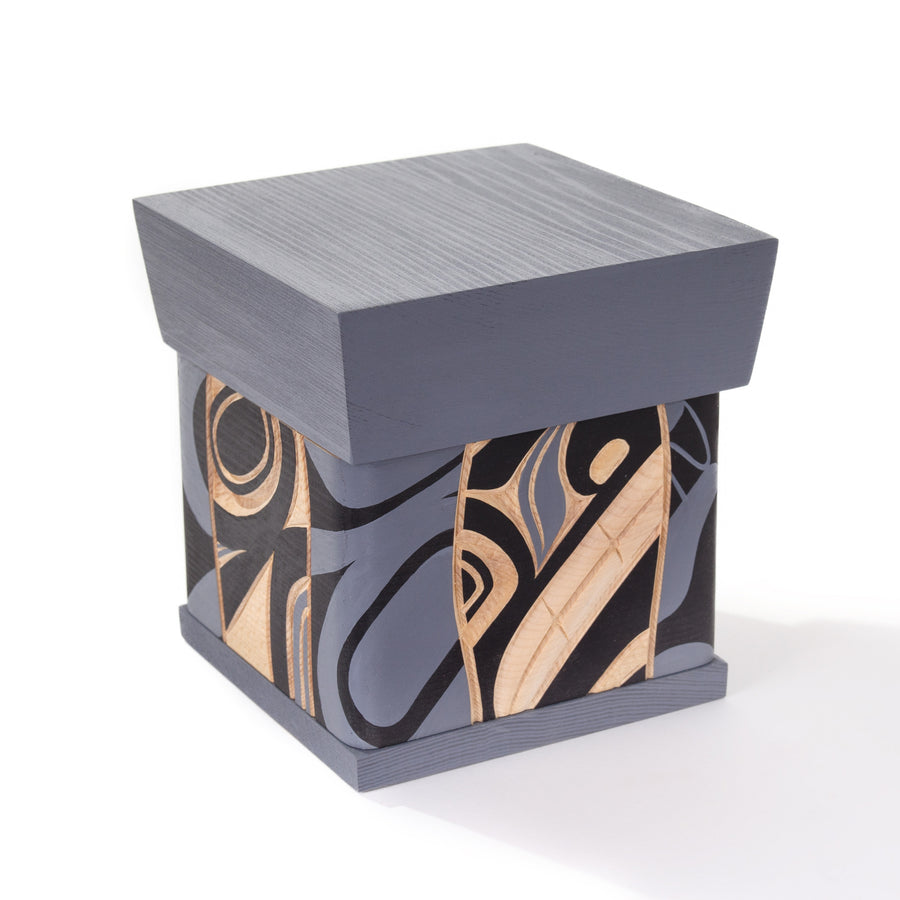 Wolf - Cedar Bentwood Box