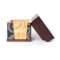 Wolf - Cedar Bentwood Box