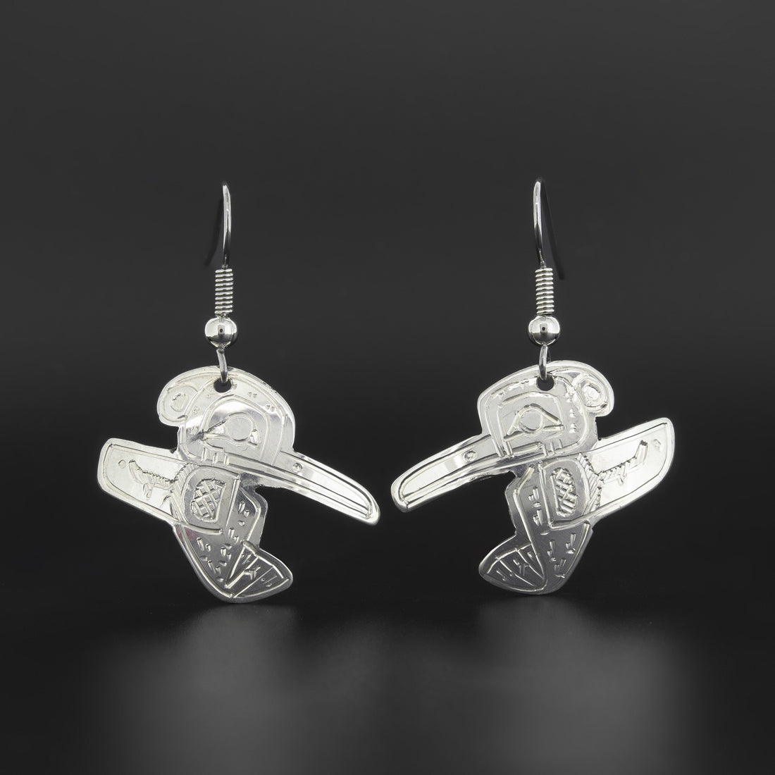 Hummingbird - Silver Earrings
