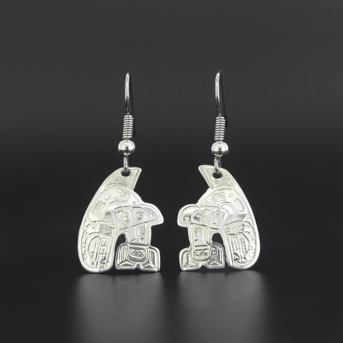 Killerwhale - Silver Earrings