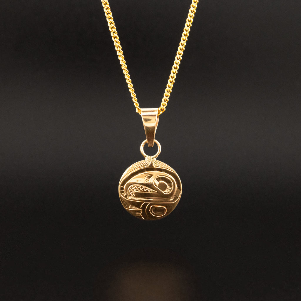 Eagle - 14k Gold Pendant