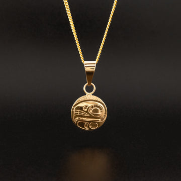 Killerwhale - 14k Gold Pendant