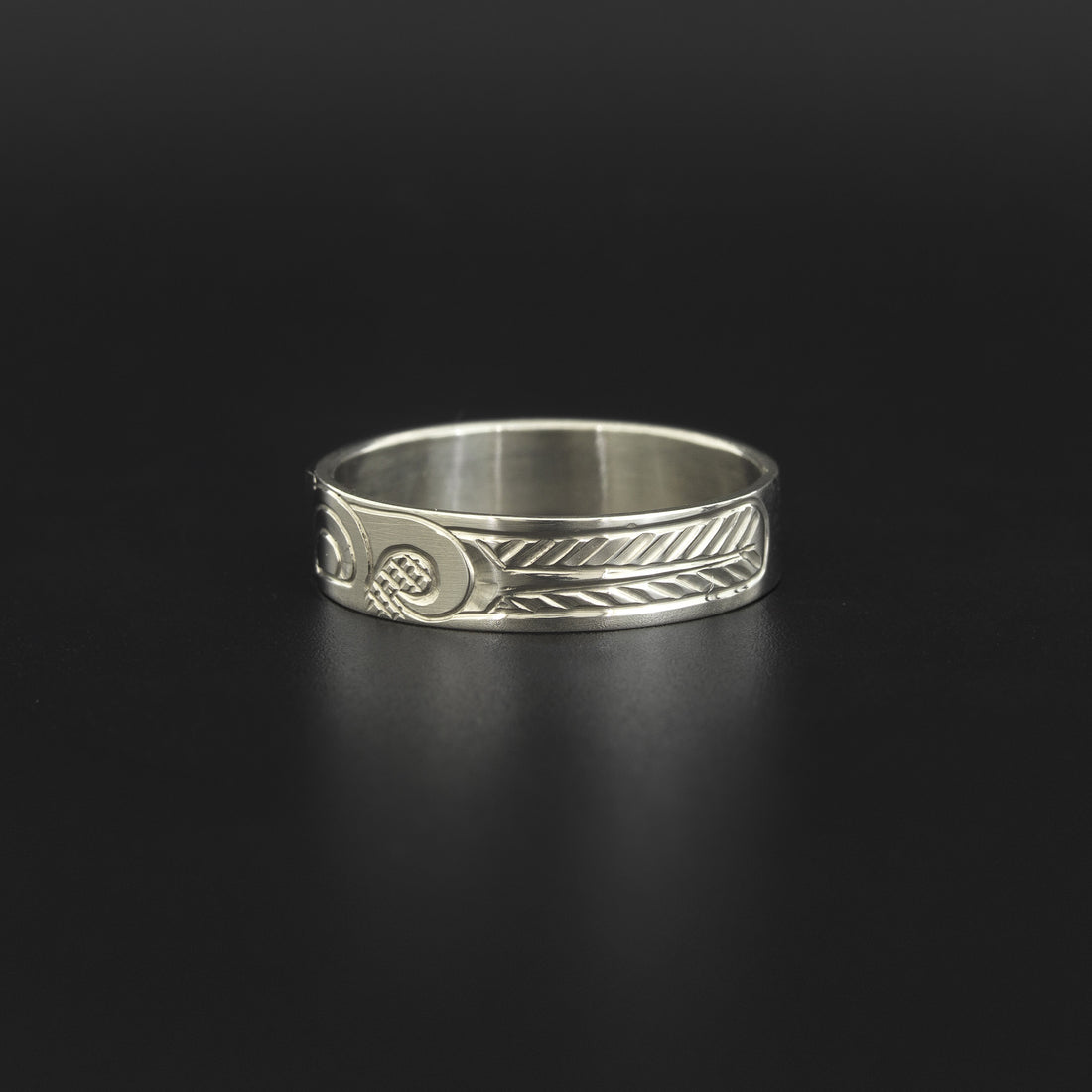 Hummingbird - 14k White Gold Ring