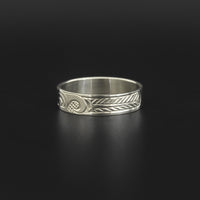 Hummingbird - 14k White Gold Ring