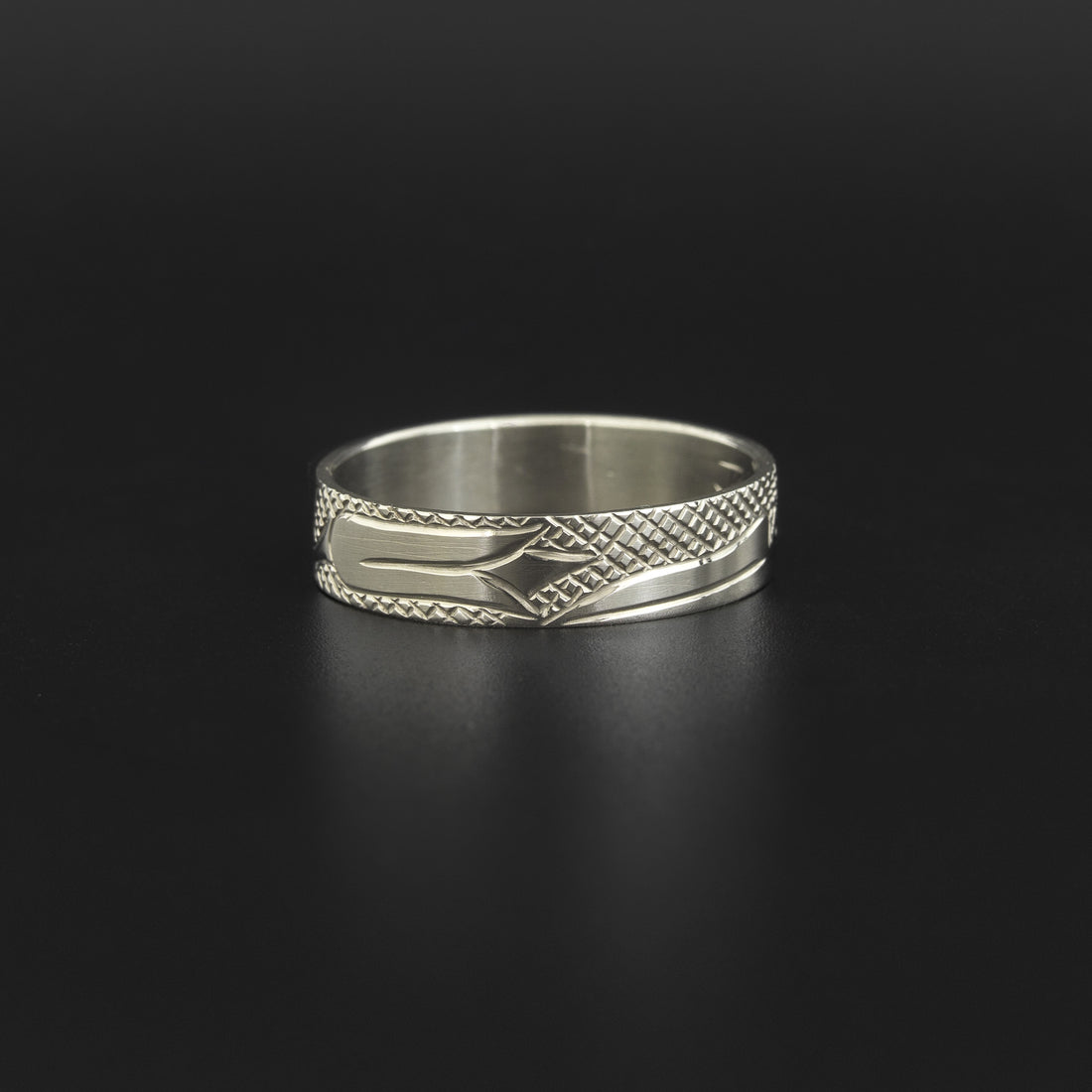 Hummingbird - 14k White Gold Ring