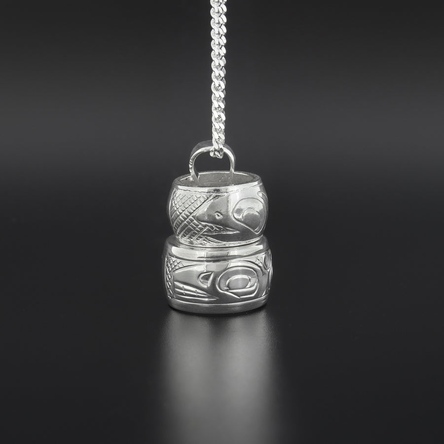Various Designs - Silver Bead Stopper Pendant