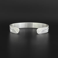 Killerwhale - Silver Bracelet with Abalone