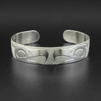 Facing Eagles - Silver Bracelet