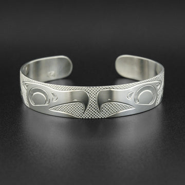 Facing Eagles - Silver Bracelet