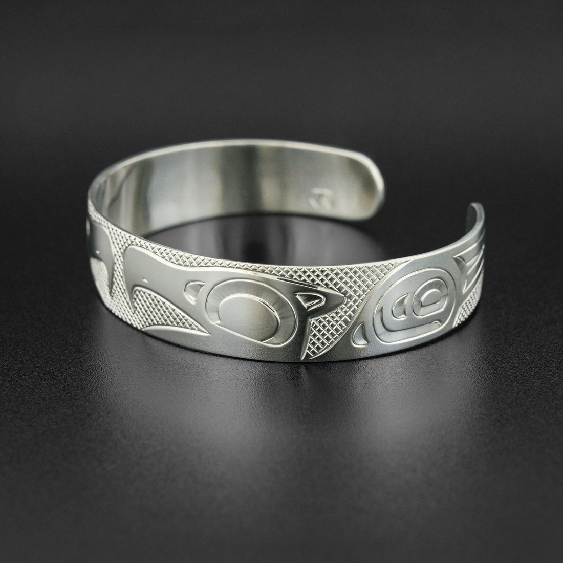 Facing Eagles - Silver Bracelet