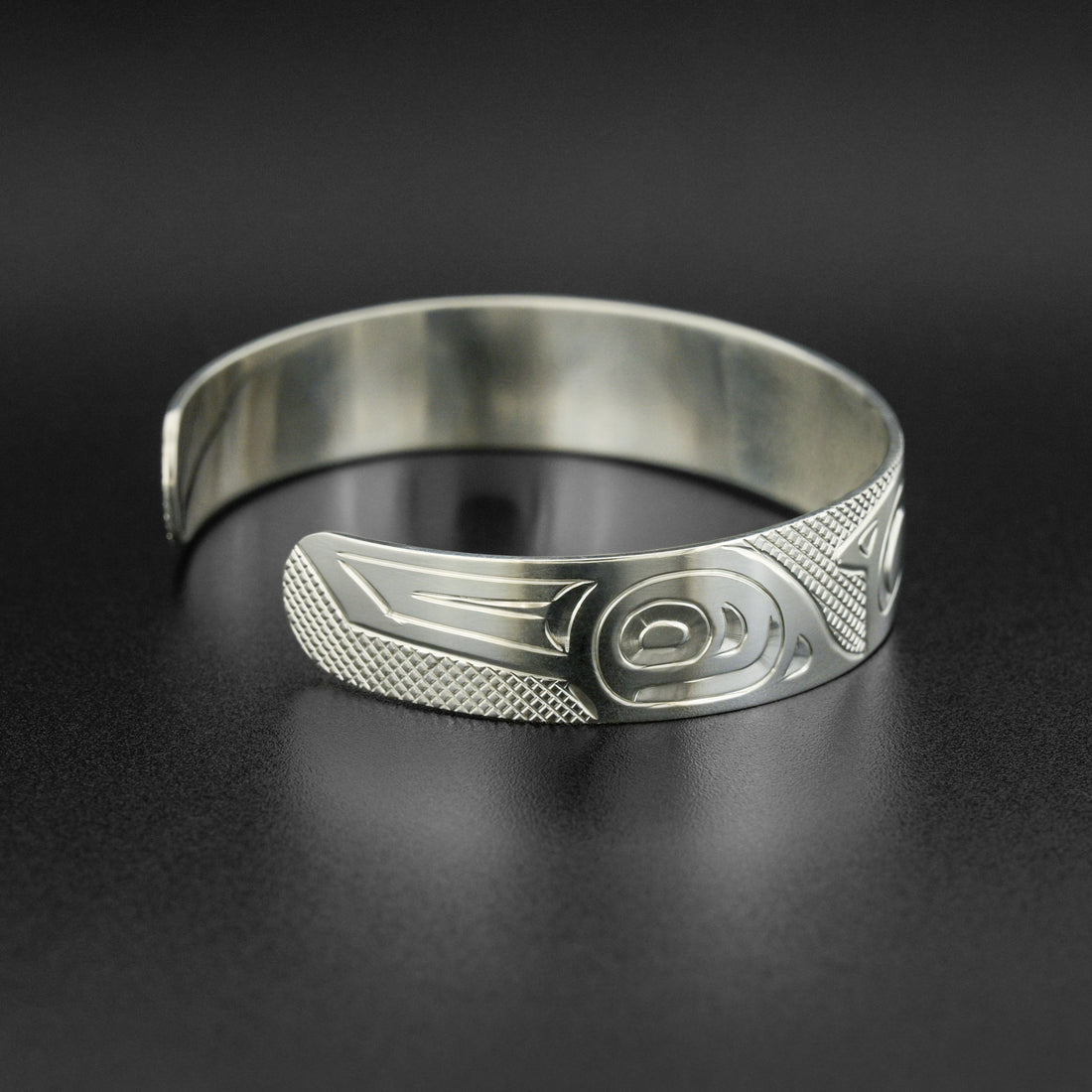 Facing Eagles - Silver Bracelet