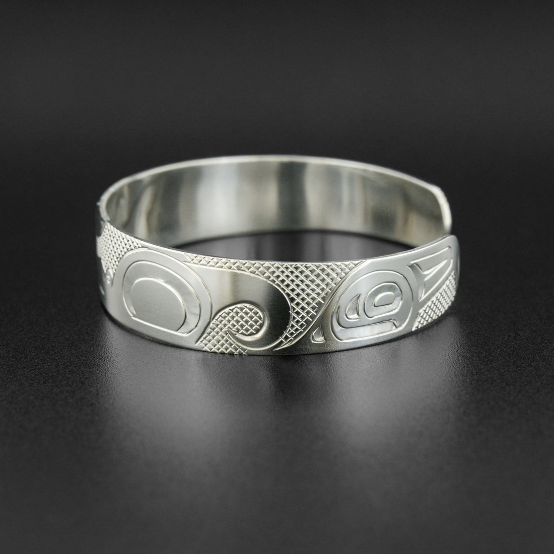 Reverse Hummingbirds - Silver Bracelet
