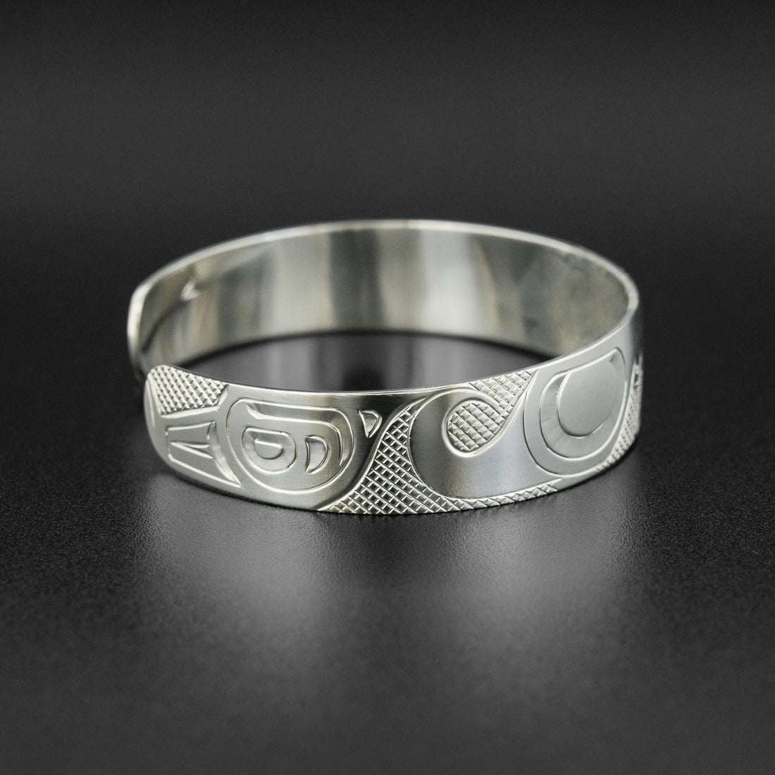 Reverse Hummingbirds - Silver Bracelet