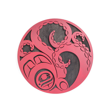 Octopus - Red Cedar Panel