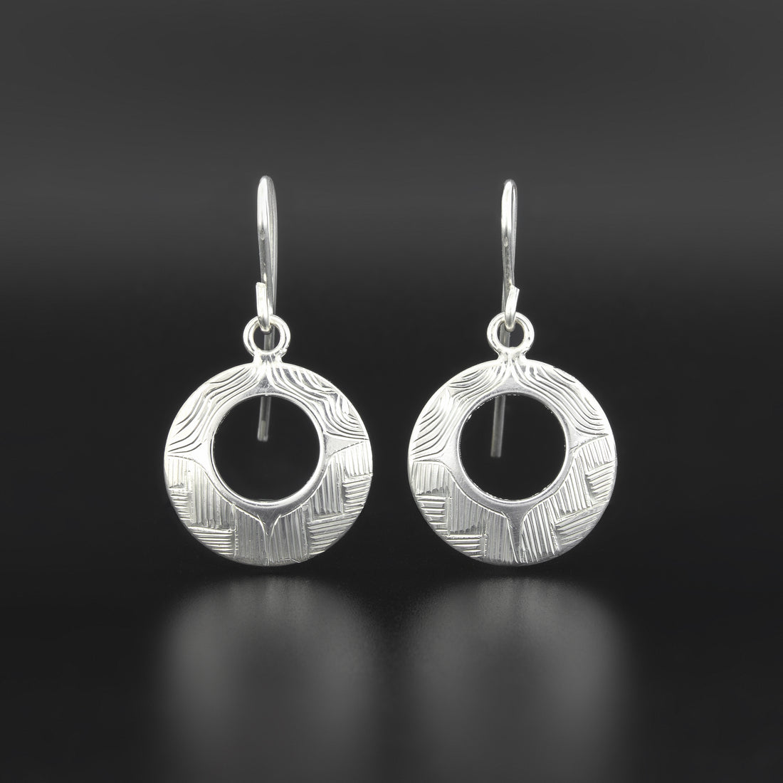 Abstract - Silver Earrings