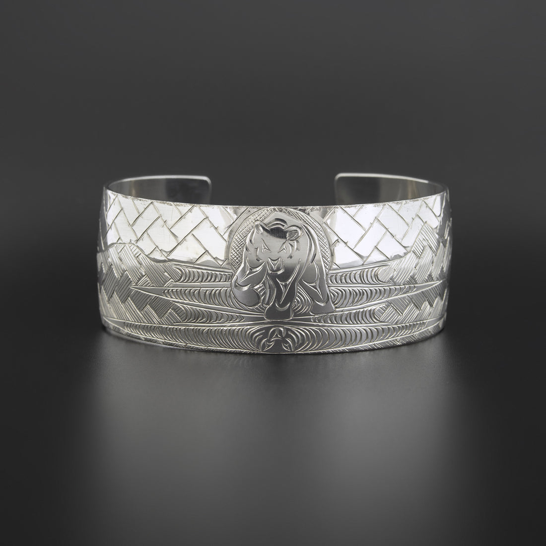 Bear Reflection - Silver Bracelet