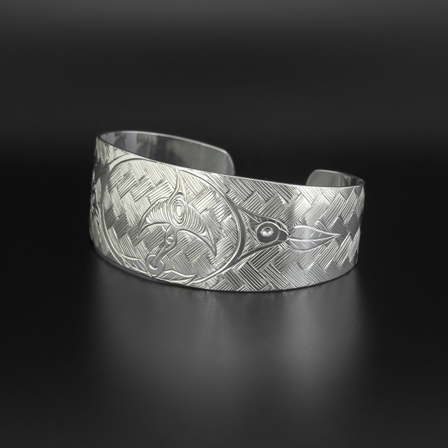 Feeding Time - Silver Bracelet