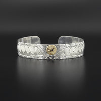Hummingbirds of the Inlet - Silver Bracelet with 18k Gold