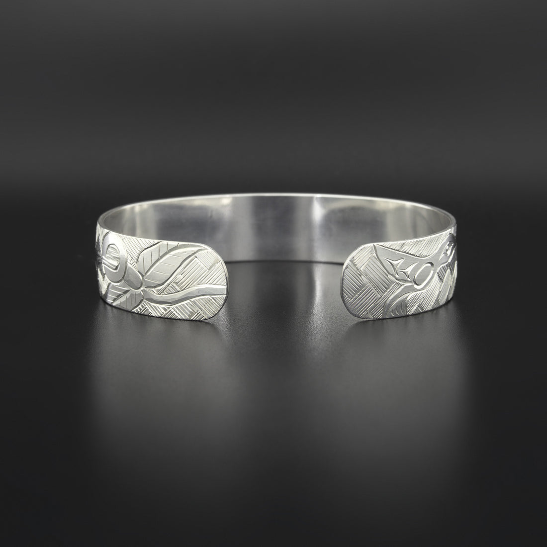 Hummingbirds of the Inlet - Silver Bracelet with 18k Gold