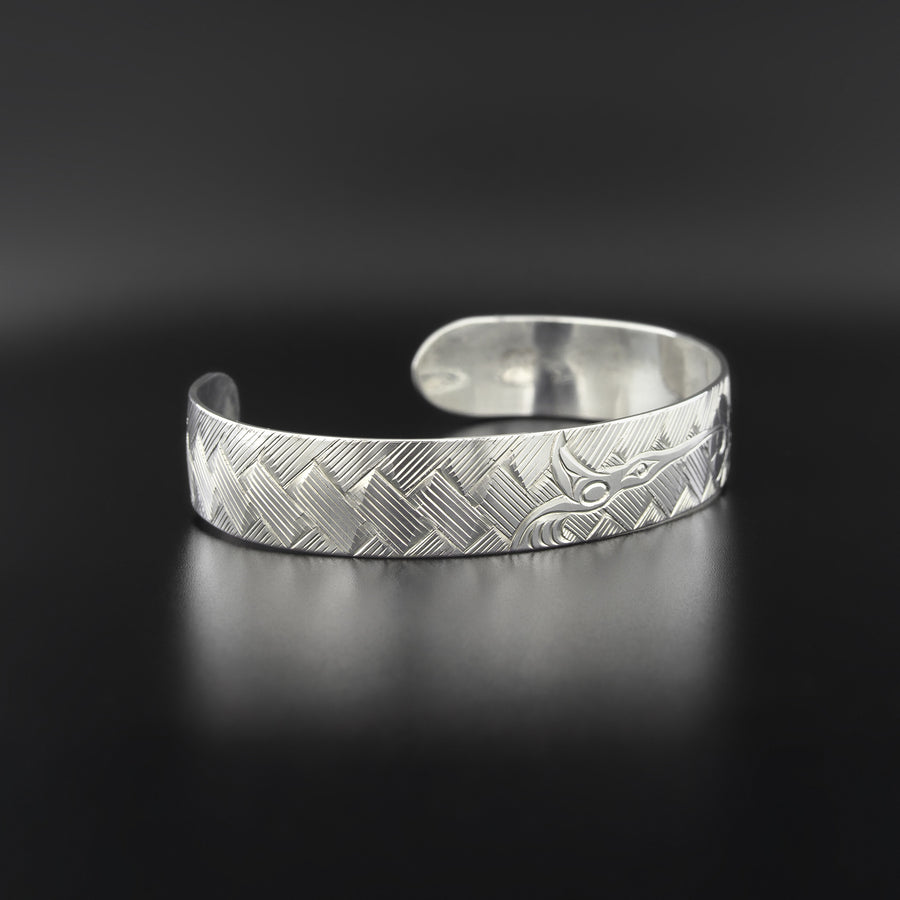 Hummingbird Weave - Silver Bracelet