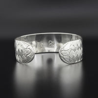 Salmonberries - Silver Bracelet