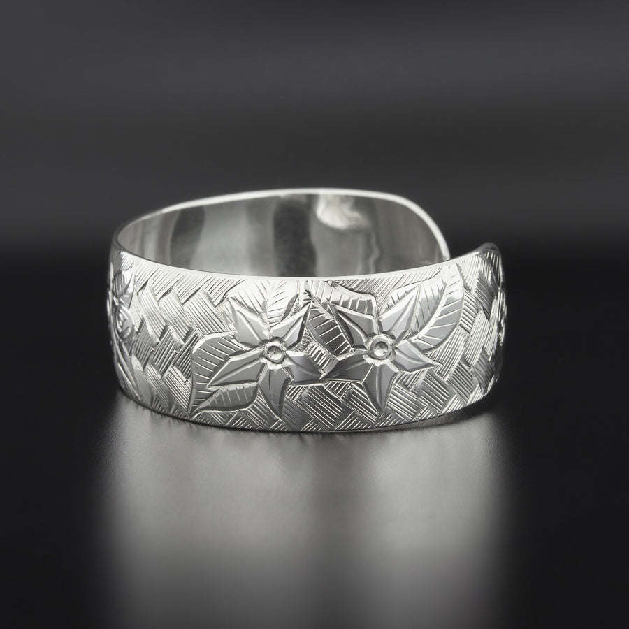 Salmonberries - Silver Bracelet