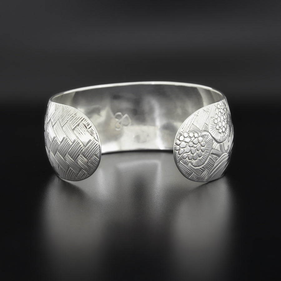 Salmonberries - Silver Bracelet with 14k Gold