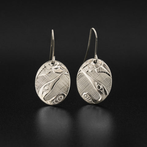 Hummingbird - Silver Earrings