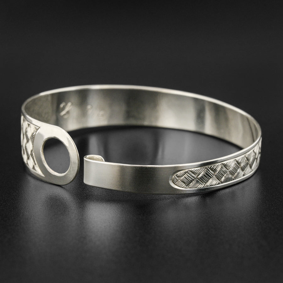 Weaving - Silver Clasping Bracelet