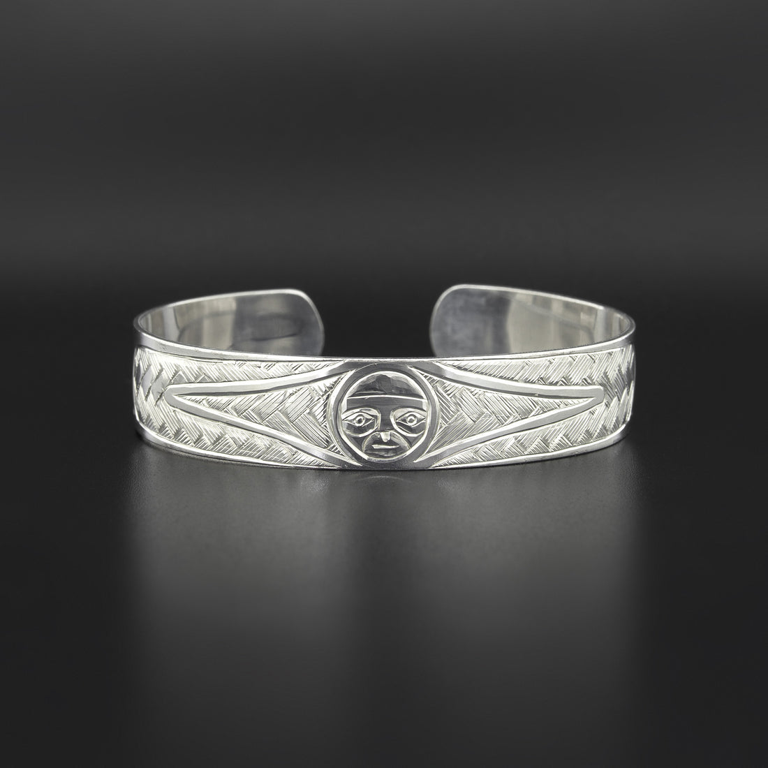 Two-Headed Raven - Silver Bracelet