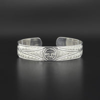 Two-Headed Raven - Silver Bracelet