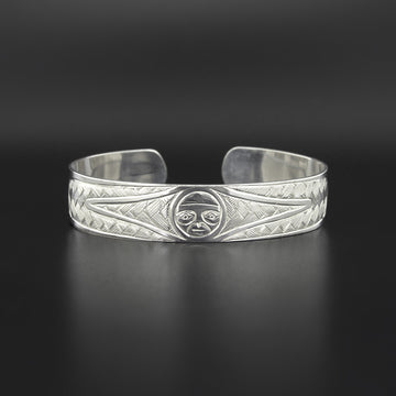 Two-Headed Raven - Silver Bracelet