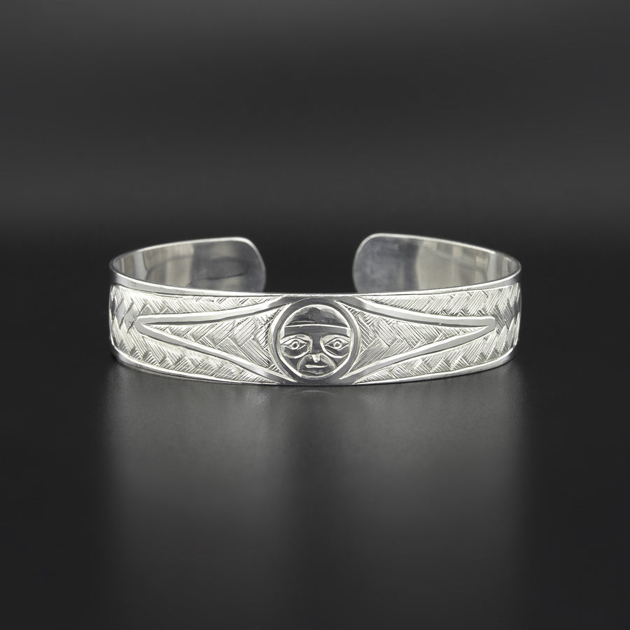 Two-Headed Raven - Silver Bracelet