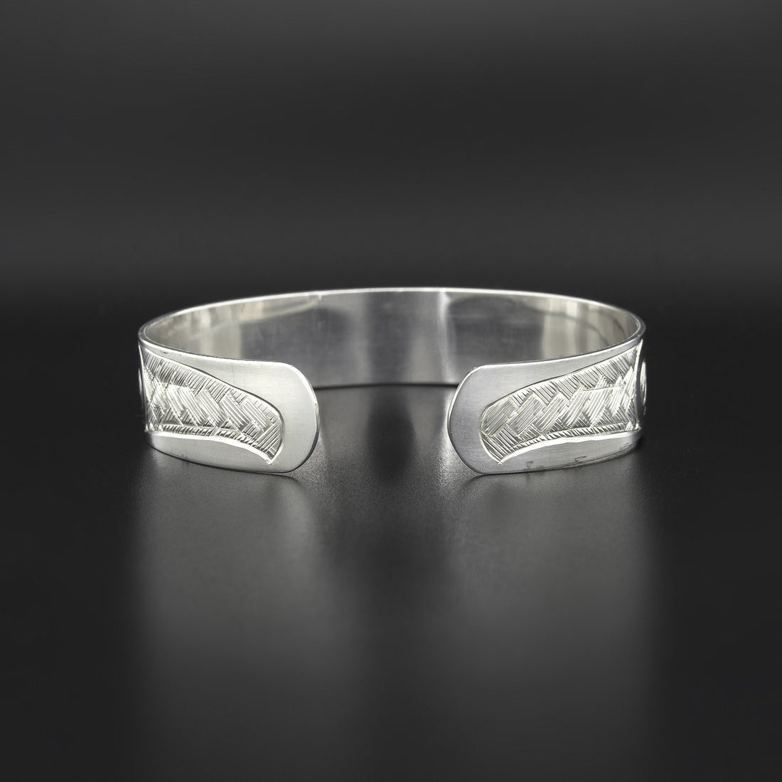 Two-Headed Raven - Silver Bracelet