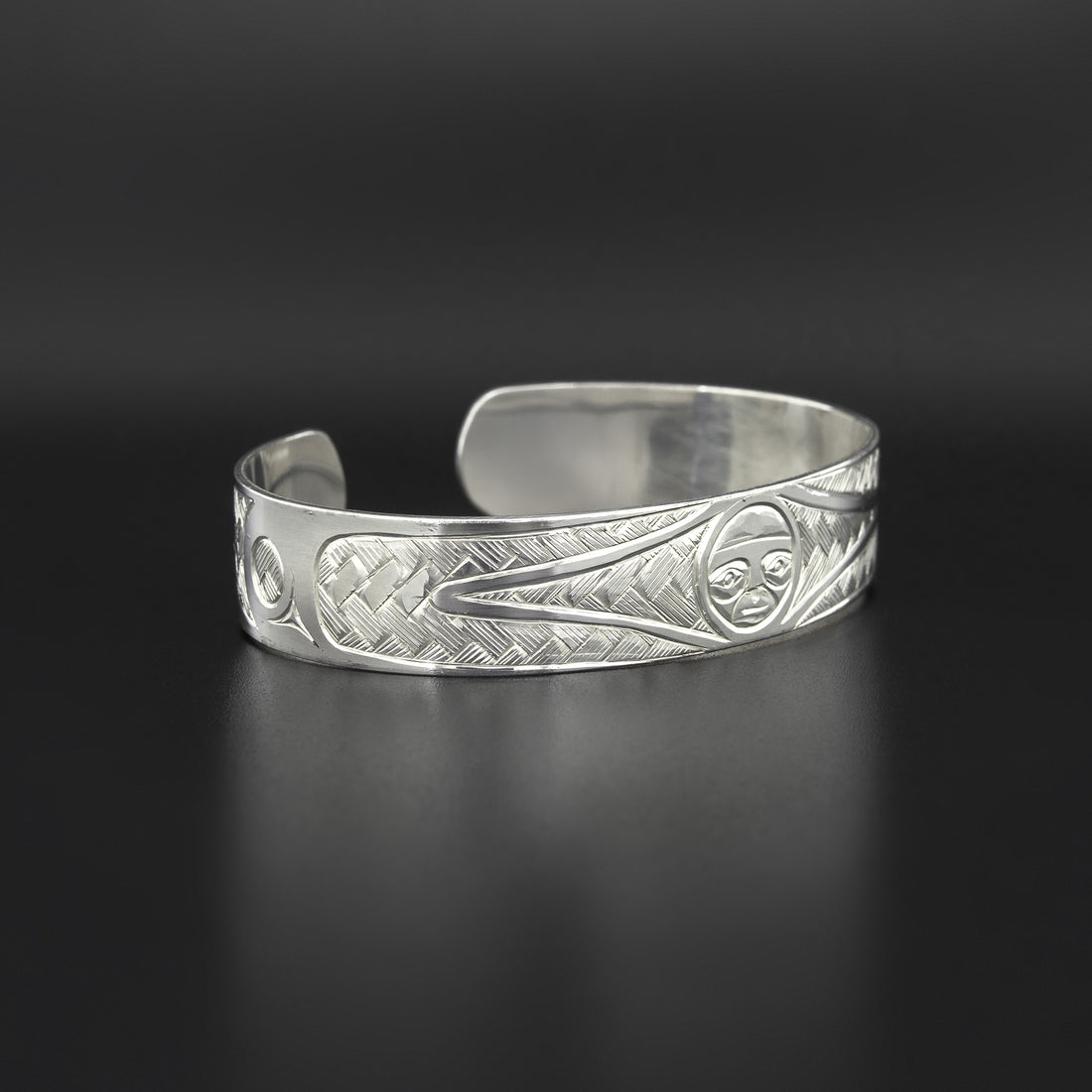 Two-Headed Raven - Silver Bracelet