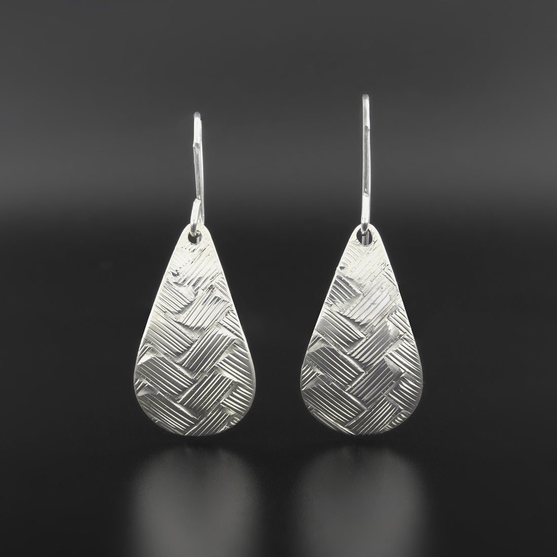 Weaving - Silver Earrings