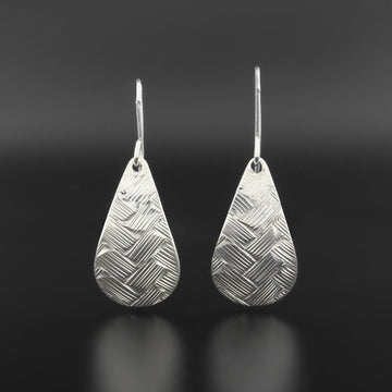 Weaving - Silver Earrings