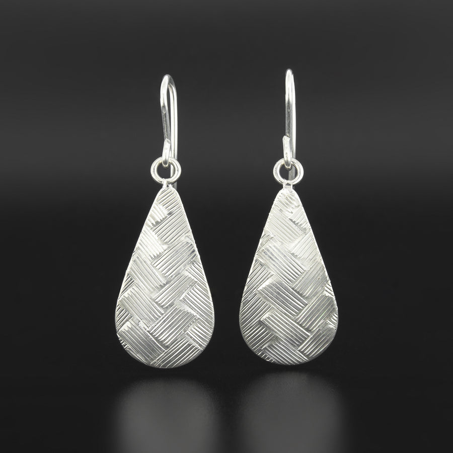 Weaving - Silver Earrings