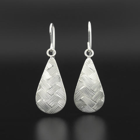 Weaving - Silver Earrings