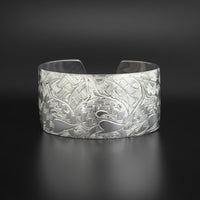 Whales Weaving - Silver Bracelet