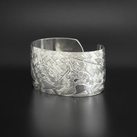 Whales Weaving - Silver Bracelet